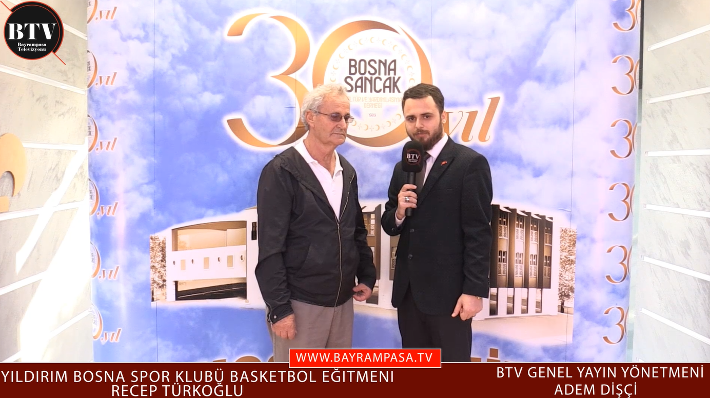 Türkiye Bosna Sancak Derneği Recep Türkoğlu Röportajı... 84 recep türkoğşu