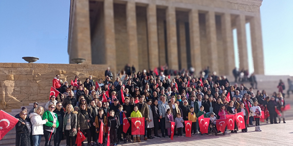Kanatlar Derneği’nden Anıtkabir’e Ziyaret