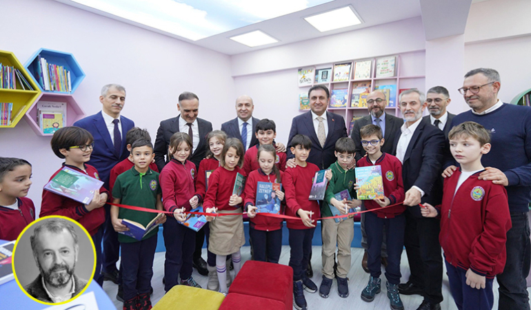 Bayrampaşa Hacı İlbey Ortaokulu’nda Mevlana İdris Kütüphanesi Açıldı.