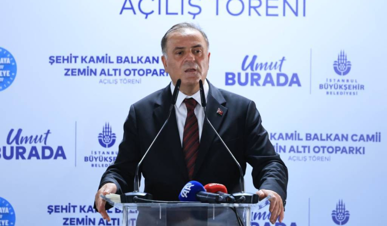 Bayrampaşa Şehit Kamil Balkan Cami Zemin Altı Otoparkı açıldı