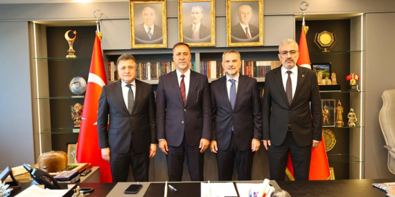 Cumhur İttifakı Bayrampaşa Heyetinden MHP İl Başkanı Volkan Yılmaz a ziyaret