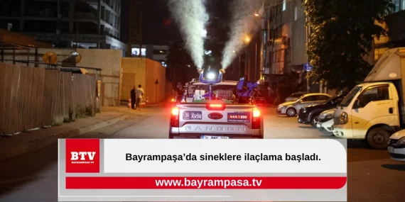 bayrampasa'da sineklere ilaçlama
