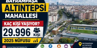 Bayrampaşa Altıntepsi Mahallesi'nin 2025 nüfusu 29.996 kişi oldu.
