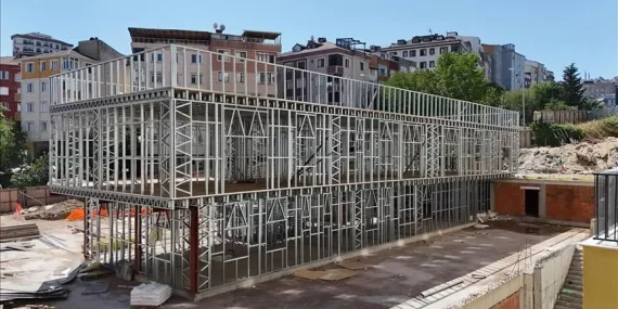 Karmod’dan Bayrampaşa’ya 546 Metrekarelik Çelik Anaokulu