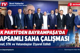 AK Parti’nin Bayrampaşa’daki saha çalışmasında esnaf, STK ve vatandaşlarla görüşmeler gerçekleştirildi.