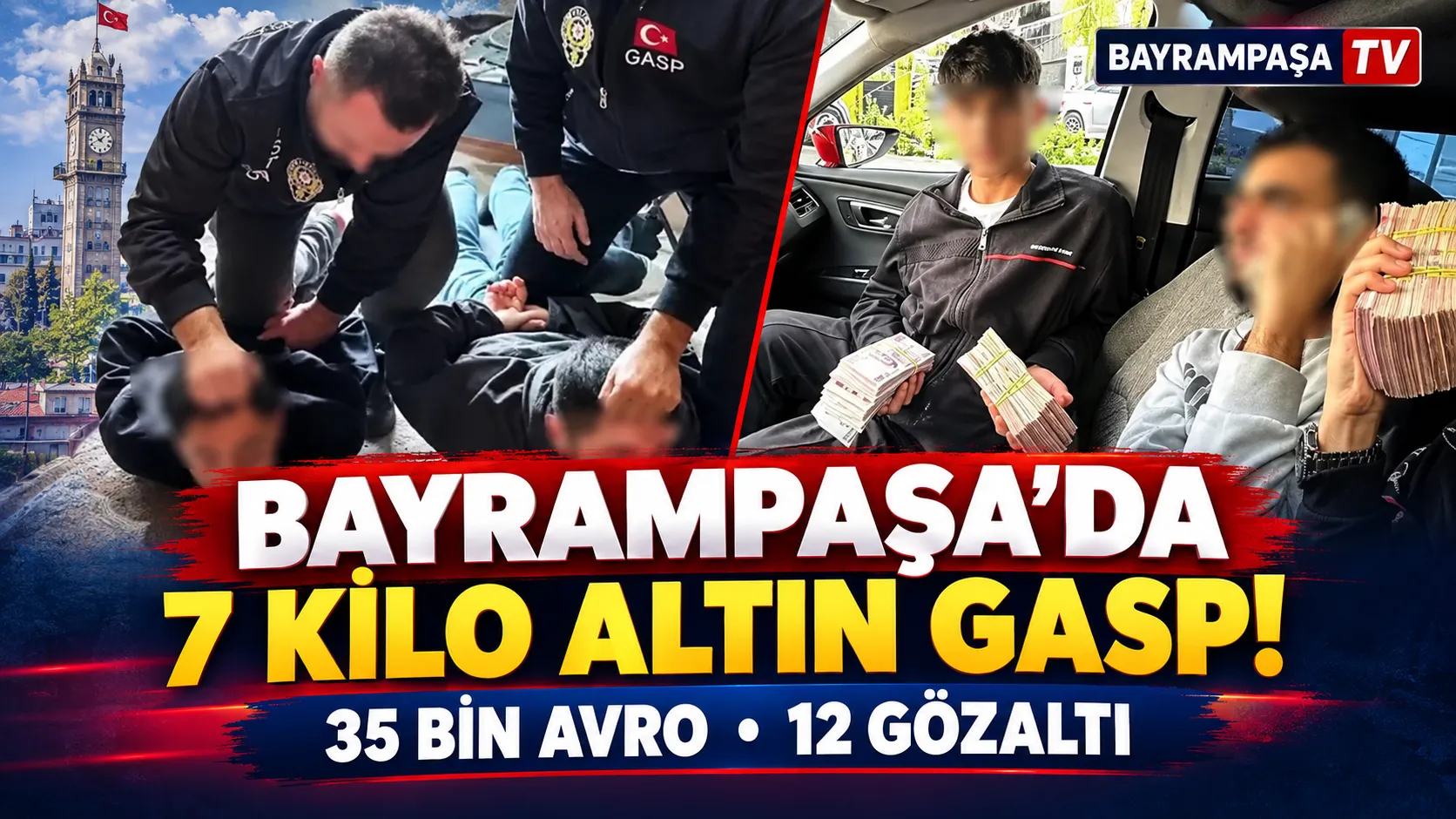 Bayrampaşa’da 7 Kilo Altın ve 35 Bin Avroluk Gasp