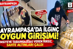 Bayrampaşa’da İlginç Soygun Girişimi: Şemsiyeye Tabanca Süsü Verdi