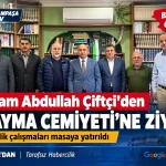 Kaymakam Abdullah Çiftçi’den İlim Yayma Cemiyeti Bayrampaşa Şubesi’ne ziyaret